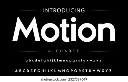 Modern Bold Font. Sans Serif Font. Regular Italic Uppercase Lowercase Typography urban style alphabet fonts for fashion, sport, technology, digital, movie, logo design, vector illustration