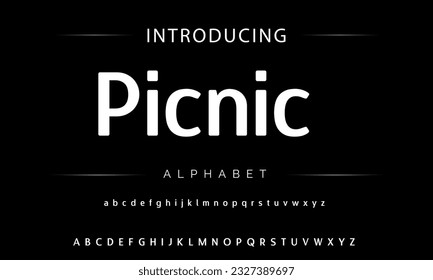 Modern Bold Font. Sans Serif Font. Regular Italic Uppercase Lowercase Typography urban style alphabet fonts for fashion, sport, technology, digital, movie, logo design, vector illustration