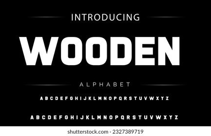 Modern Bold Font. Sans Serif Font. Regular Italic Uppercase Lowercase Typography urban style alphabet fonts for fashion, sport, technology, digital, movie, logo design, vector illustration