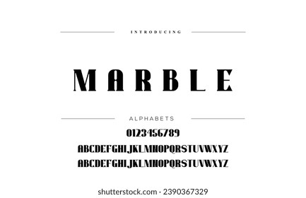 Modern Bold Font. Sans Serif Font. Regular Italic Uppercase Lowercase Typography urban style alphabet fonts for fashion, sport, technology, digital, movie, logo design, vector illustration