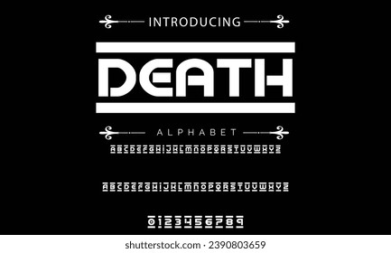 Modern Bold Font. Sans Serif Font. Regular Italic Uppercase Lowercase Typography urban style alphabet fonts for fashion, sport, technology, digital, movie, logo design, vector illustration
