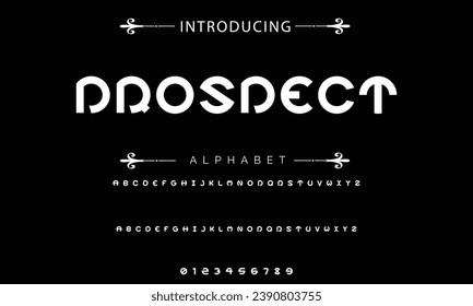Modern Bold Font. Sans Serif Font. Regular Italic Uppercase Lowercase Typography urban style alphabet fonts for fashion, sport, technology, digital, movie, logo design, vector illustration