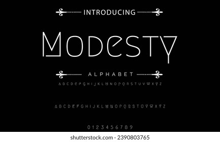 Fuente negrita moderna. Sans Serif Font. Típografía minúscula de estilo urbano en cursiva superior regular para moda, deporte, tecnología, digital, cine, diseño de logotipo, ilustración vectorial