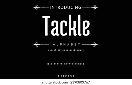 Modern Bold Font. Sans Serif Font. Regular Italic Uppercase Lowercase Typography urban style alphabet fonts for fashion, sport, technology, digital, movie, logo design, vector illustration