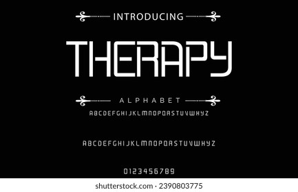 Modern Bold Font. Sans Serif Font. Regular Italic Uppercase Lowercase Typography urban style alphabet fonts for fashion, sport, technology, digital, movie, logo design, vector illustration