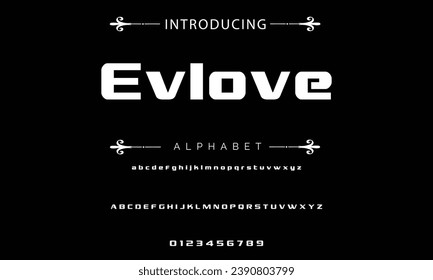 Modern Bold Font. Sans Serif Font. Regular Italic Uppercase Lowercase Typography urban style alphabet fonts for fashion, sport, technology, digital, movie, logo design, vector illustration
