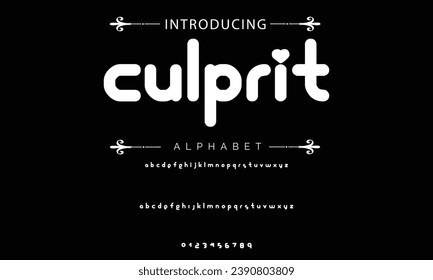 Modern Bold Font. Sans Serif Font. Regular Italic Uppercase Lowercase Typography urban style alphabet fonts for fashion, sport, technology, digital, movie, logo design, vector illustration