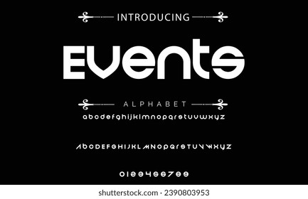 Modern Bold Font. Sans Serif Font. Regular Italic Uppercase Lowercase Typography urban style alphabet fonts for fashion, sport, technology, digital, movie, logo design, vector illustration