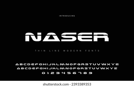 Modern Bold Font. Sans Serif Font. Regular Italic Uppercase Lowercase Typography urban style alphabet fonts for fashion, sport, technology, digital, movie, logo design, vector illustration
