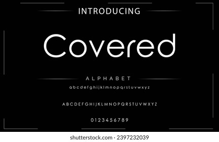 Modern Bold Font. Sans Serif Font. Regular Italic Uppercase Lowercase Typography urban style alphabet fonts for fashion, sport, technology, digital, movie, logo design, vector illustration