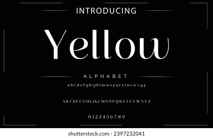 Modern Bold Font. Sans Serif Font. Regular Italic Uppercase Lowercase Typography urban style alphabet fonts for fashion, sport, technology, digital, movie, logo design, vector illustration