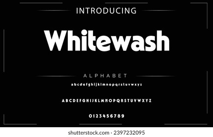 Modern Bold Font. Sans Serif Font. Regular Italic Uppercase Lowercase Typography urban style alphabet fonts for fashion, sport, technology, digital, movie, logo design, vector illustration