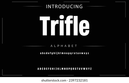 Modern Bold Font. Sans Serif Font. Regular Italic Uppercase Lowercase Typography urban style alphabet fonts for fashion, sport, technology, digital, movie, logo design, vector illustration
