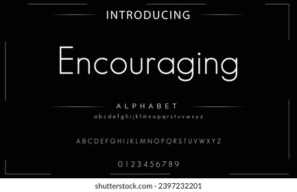 Modern Bold Font. Sans Serif Font. Regular Italic Uppercase Lowercase Typography urban style alphabet fonts for fashion, sport, technology, digital, movie, logo design, vector illustration