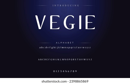 Modern Bold Font. Sans Serif Font. Regular Italic Uppercase Lowercase Typography urban style alphabet fonts for fashion, sport, technology, digital, movie, logo design, vector illustration
