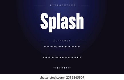 Modern Bold Font. Sans Serif Font. Regular Italic Uppercase Lowercase Typography urban style alphabet fonts for fashion, sport, technology, digital, movie, logo design, vector illustration