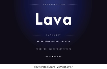 Modern Bold Font. Sans Serif Font. Regular Italic Uppercase Lowercase Typography urban style alphabet fonts for fashion, sport, technology, digital, movie, logo design, vector illustration