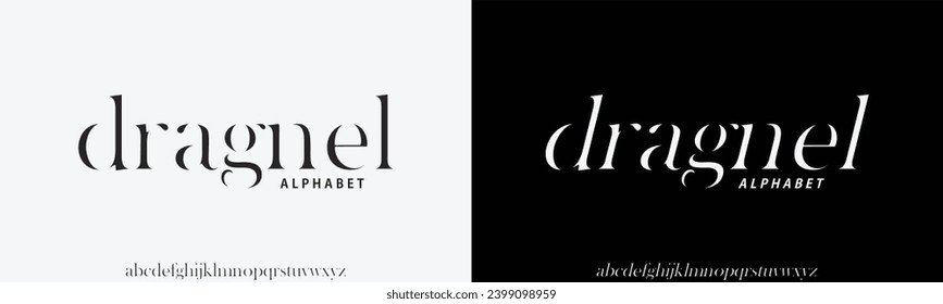 Modern Bold Font. Sans Serif Font. Regular Italic Uppercase Lowercase Typography urban style alphabet fonts for fashion, sport, technology, digital, movie, logo design, vector illustration. dragnel