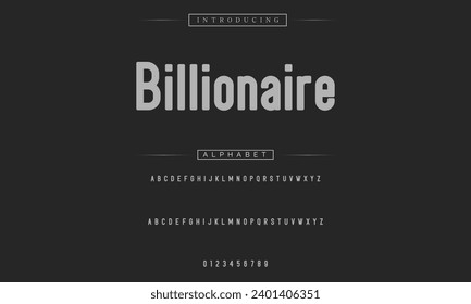 Modern Bold Font. Sans Serif Font. Regular Italic Uppercase Lowercase Typography urban style alphabet fonts for fashion, sport, technology, digital, movie, logo design, vector illustration