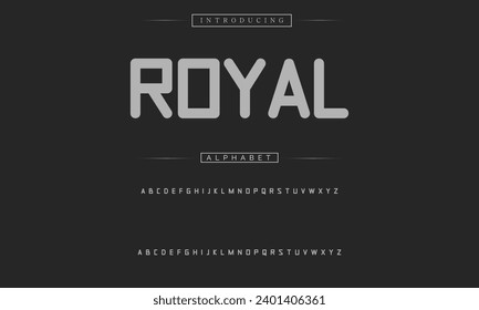 Modern Bold Font. Sans Serif Font. Regular Italic Uppercase Lowercase Typography urban style alphabet fonts for fashion, sport, technology, digital, movie, logo design, vector illustration