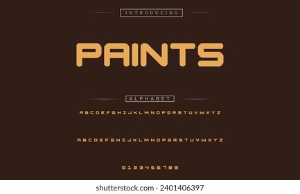 Modern Bold Font. Sans Serif Font. Regular Italic Uppercase Lowercase Typography urban style alphabet fonts for fashion, sport, technology, digital, movie, logo design, vector illustration