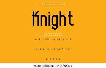 Modern Bold Font. Sans Serif Font. Regular Italic Uppercase Lowercase Typography urban style alphabet fonts for fashion, sport, technology, digital, movie, logo design, vector illustration