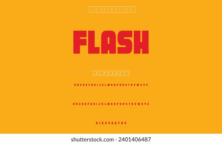 Modern Bold Font. Sans Serif Font. Regular Italic Uppercase Lowercase Typography urban style alphabet fonts for fashion, sport, technology, digital, movie, logo design, vector illustration