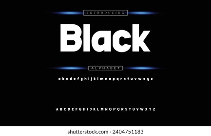 Modern Bold Font. Sans Serif Font. Regular Italic Uppercase Lowercase Typography urban style alphabet fonts for fashion, sport, technology, digital, movie, logo design, vector illustration