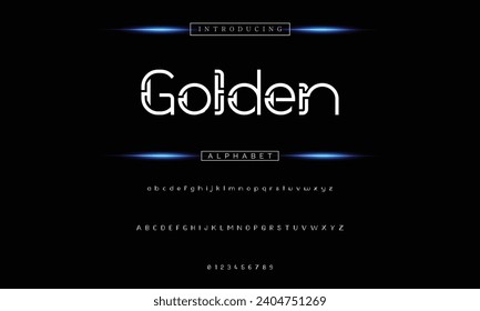 Fuente negrita moderna. Sans Serif Font. Típografía minúscula de estilo urbano en cursiva superior regular para moda, deporte, tecnología, digital, cine, diseño de logotipo, ilustración vectorial