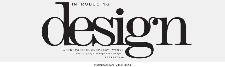 Modern Bold Font. Sans Serif Font. Regular Italic Uppercase Lowercase Typography urban style alphabet fonts for fashion, sport, technology, digital, movie, logo design, vector illustration.stock image