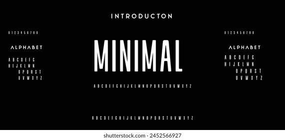 Modern Bold Font. Sans Serif Font. Regular Italic Uppercase Lowercase Typography urban style alphabet fonts for fashion, sport, technology, digital, movie, logo design, vector illustration
