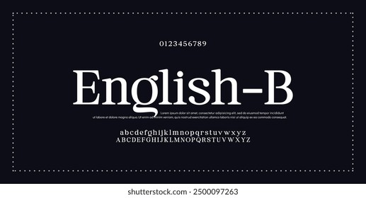 Modern Bold Font. Sans Serif Font. Regular Italic Uppercase Lowercase Typography urban style alphabet fonts for fashion, sport, technology, digital, movie, logo design, vector illustration
