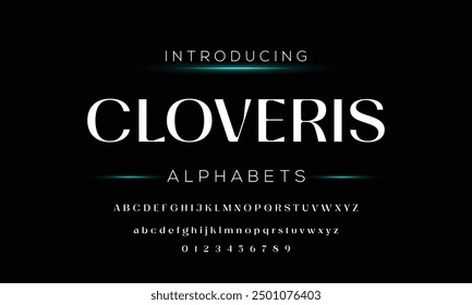 Modern Bold Font. Sans Serif Font. Regular Italic Uppercase Lowercase Typography urban style alphabet fonts for fashion, sport, technology, digital, movie, logo design, vector illustration
