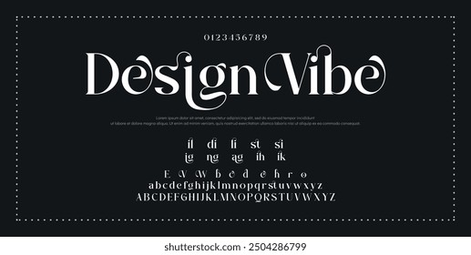 Modern Bold Font. Sans Serif Font. Regular Italic Uppercase Lowercase Typography urban style alphabet fonts for fashion, sport, technology, digital, movie, logo design, vector illustration
