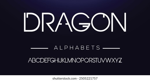 Modern Bold Font. Sans Serif Font. Regular Italic Uppercase Lowercase Typography urban style alphabet fonts for fashion, sport, technology, digital, movie, logo design, vector illustration