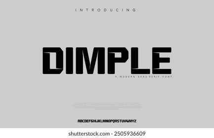 Modern Bold Font. Sans Serif Font. Regular Italic Uppercase Lowercase Typography urban style alphabet fonts for fashion, sport, technology, digital