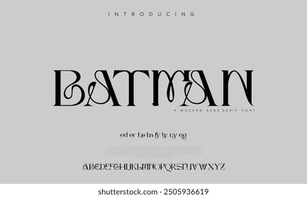 Modern Bold Font. Sans Serif Font. Regular Italic Uppercase Lowercase Typography urban style alphabet fonts for fashion, sport, technology, digital