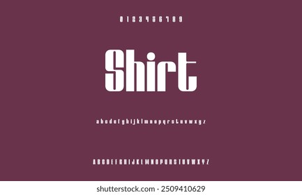 Modern Bold Font. Sans Serif Font. Regular Italic Uppercase Lowercase Typography urban style alphabet fonts for fashion, sport, technology, digital, movie, logo design, vector illustration