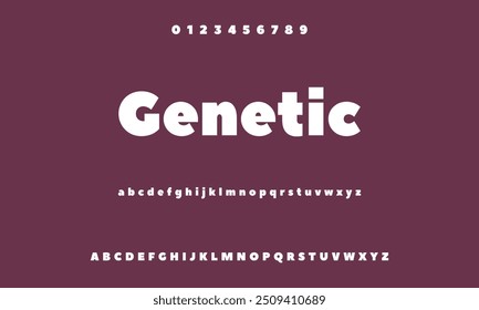 Modern Bold Font. Sans Serif Font. Regular Italic Uppercase Lowercase Typography urban style alphabet fonts for fashion, sport, technology, digital, movie, logo design, vector illustration