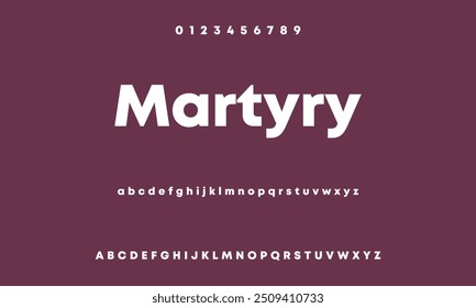 Modern Bold Font. Sans Serif Font. Regular Italic Uppercase Lowercase Typography urban style alphabet fonts for fashion, sport, technology, digital, movie, logo design, vector illustration