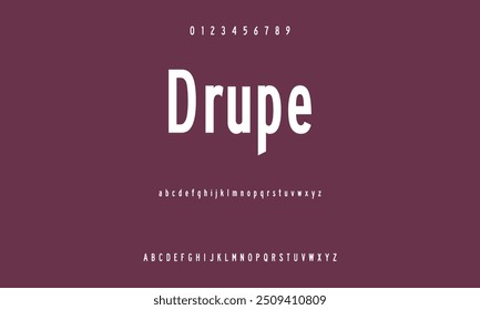 Modern Bold Font. Sans Serif Font. Regular Italic Uppercase Lowercase Typography urban style alphabet fonts for fashion, sport, technology, digital, movie, logo design, vector illustration
