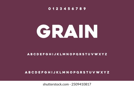 Modern Bold Font. Sans Serif Font. Regular Italic Uppercase Lowercase Typography urban style alphabet fonts for fashion, sport, technology, digital, movie, logo design, vector illustration