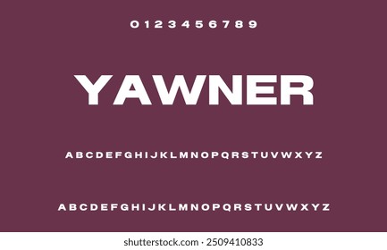 Fonte em negrito moderna. Fonte Sans Serif. Letras de alfabeto de estilo urbano de tipografia maiúsculas de itálico regular para moda, esporte, tecnologia, digital, filme, design de logotipo, ilustração vetorial