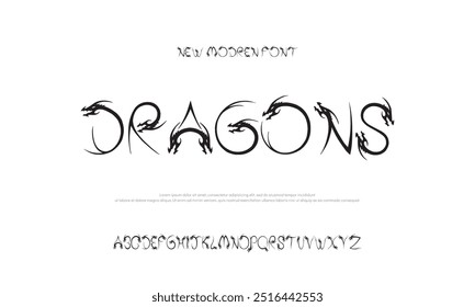 Modern Bold Font. Sans Serif Font. Regular Italic Uppercase Lowercase Typography urban style alphabet fonts for fashion, sport, technology, digital