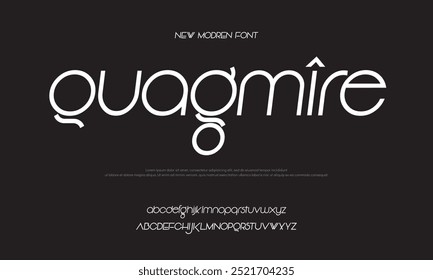 Modern Bold Font. Sans Serif Font. Regular Italic Uppercase Lowercase Typography urban style alphabet fonts for fashion, sport, technology, digital