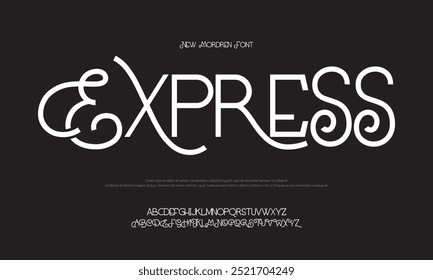 Modern Bold fuente. Fuente Sans Serif. Fuentes regulares del alfabeto del estilo urbano de la tipografía minúscula para la moda, el deporte, la tecnología, digital