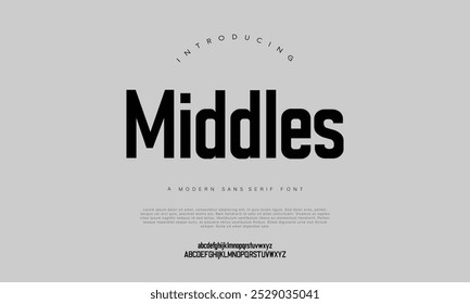 Modern Bold Font. Sans Serif Font. Regular Italic Uppercase Lowercase Typography urban style alphabet fonts for fashion, sport, technology, digital