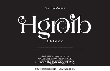 Fonte em negrito moderna. Fonte Sans Serif. Regular Itálico Maiúscula Letra minúscula Tipografia urbana estilo alfabeto fontes para moda, esporte, tecnologia, digital