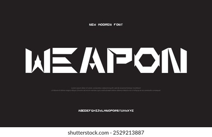 Moderne, fette Schrift. Serielle Sans-Schriftart. Regular Italic Großbuchstabe Kleinbuchstabe Typografie urbanen Stil Alphabet Schriftarten für Mode, Sport, Technologie, digital