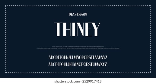 Modern Bold Font. Sans Serif Font. Regular Italic Uppercase Lowercase Typography urban style alphabet fonts for fashion, sport, technology, digital, movie, logo design, vector illustration.